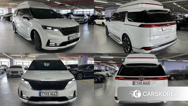 Kia Carnival 4th generation 2023 Белый из Кореи