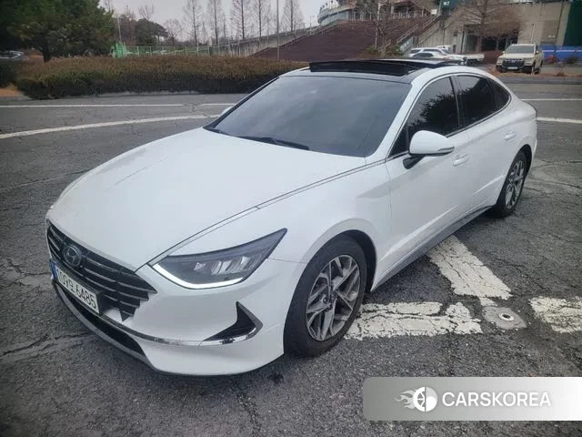 Hyundai Sonata (DN8) 2019 Белый из Кореи