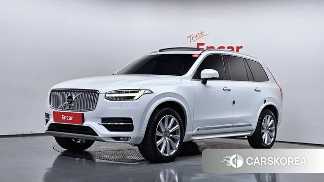 Volvo XC90 second Generation 2018 Белый из Кореи