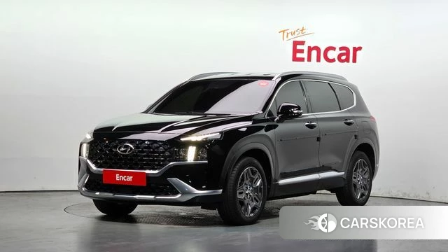 Hyundai The New Santa Fe 2021 Черный из Кореи