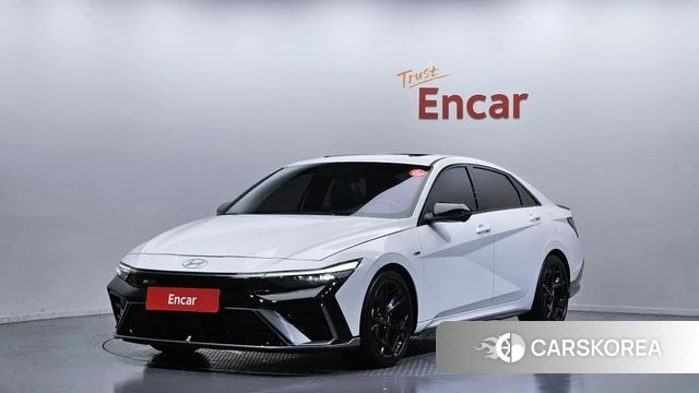 Hyundai The New Avante (CN7) 2024 Белый из Кореи
