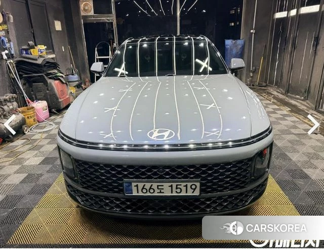 Hyundai Grandeur Hybrid (GN7) 2023 Серебристо-серый из Кореи