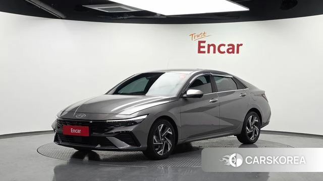 Hyundai The New Avante (CN7) 2023 Серебристо-серый из Кореи