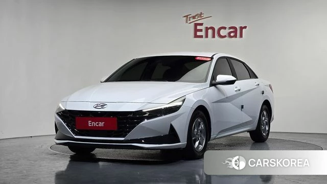 Hyundai Avante (CN7) 2021 Белый из Кореи