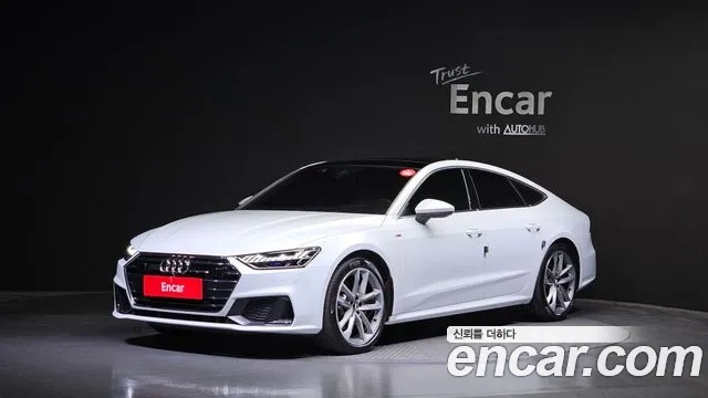 Audi A7 (4K) 2020 Белый из Кореи