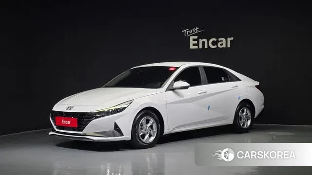 Hyundai Avante (CN7) 2021 Белый из Кореи