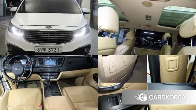Kia All New Carnival 2018 Белый из Кореи