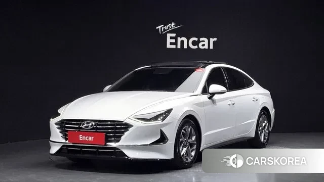 Hyundai Sonata (DN8) 2019 Белый из Кореи