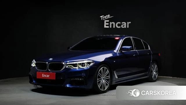 BMW 5 Series (G30) 2019 Синий из Кореи
