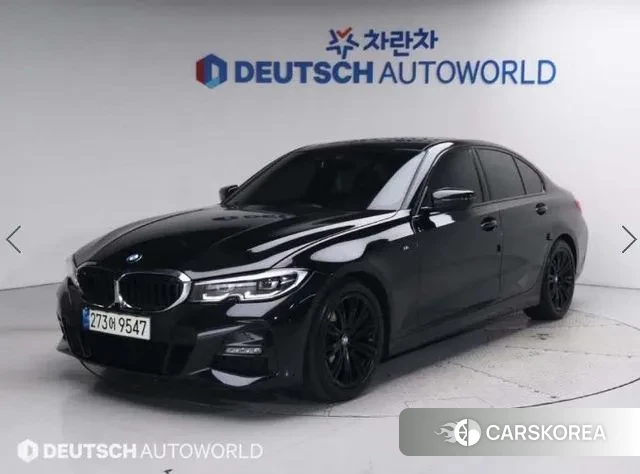 BMW 3 Series (G20) 2021 Черный из Кореи