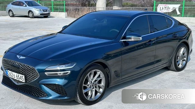 Genesis The New G70 2022 Темно-зеленый из Кореи