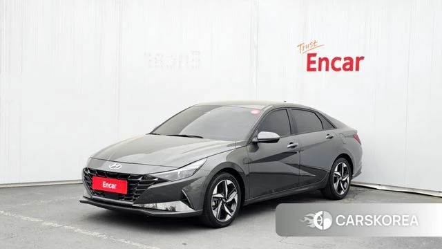 Hyundai Avante (CN7) 2022 Серый из Кореи