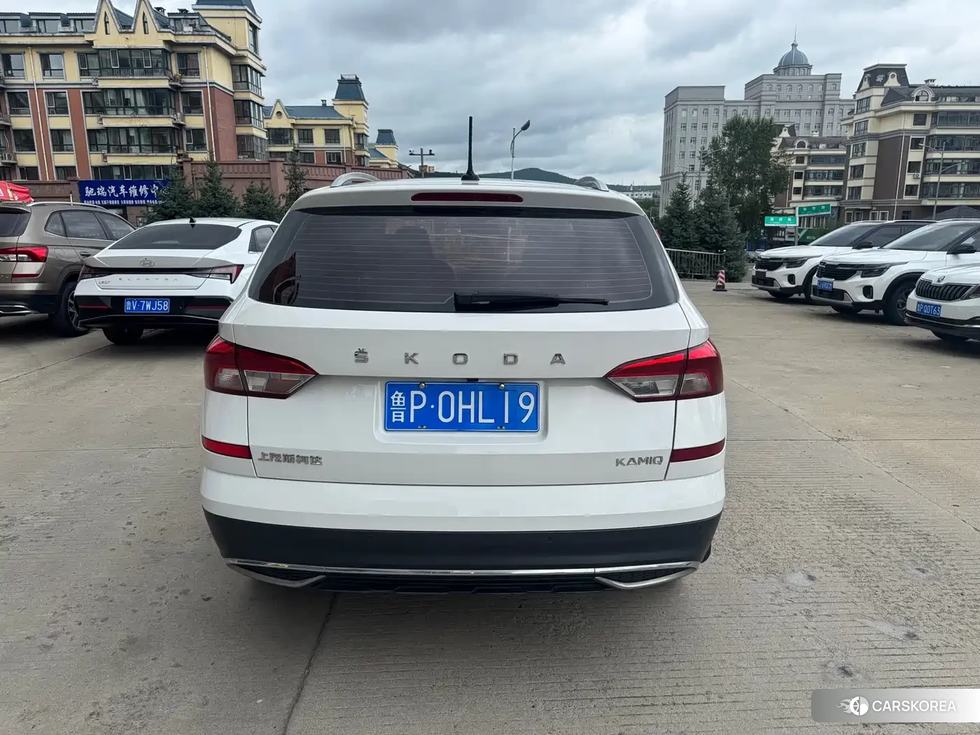 Skoda Kamiq 2022 Белый из Китая