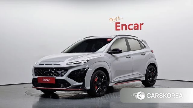 Hyundai The New Kona 2022 Серебристо-серый из Кореи