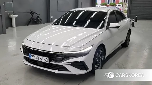 Hyundai The New Avante (CN7) 2025 Белый из Кореи