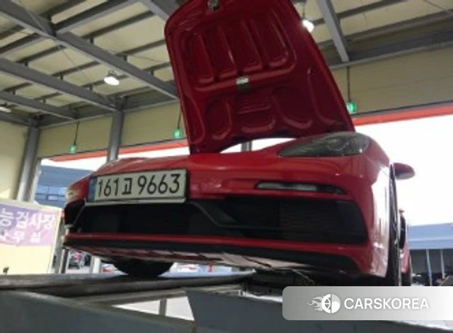 Porsche 718 Boxster 2022 Красный из Кореи