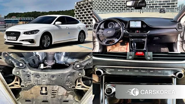 Hyundai Grandeur IG 2018 Белый из Кореи