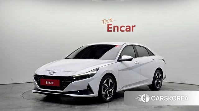 Hyundai Avante (CN7) 2022 Белый из Кореи