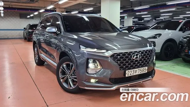 Hyundai Santa Fe TM 2019 Серый из Кореи