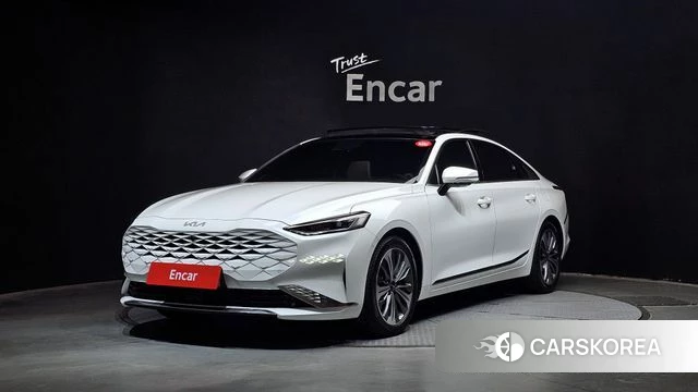 Kia K8 Hybrid 2023 Белый из Кореи