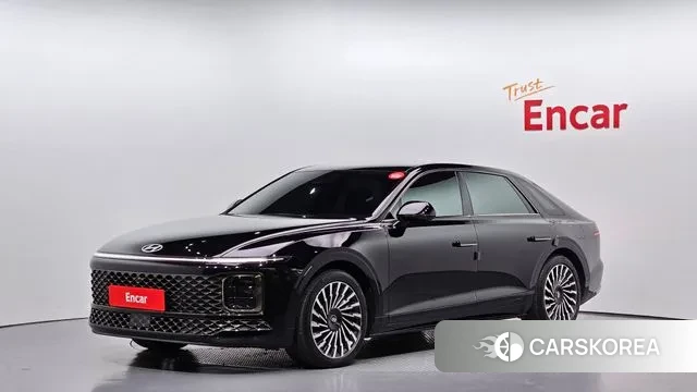 Hyundai Grandeur Hybrid (GN7) 2023 Черный из Кореи