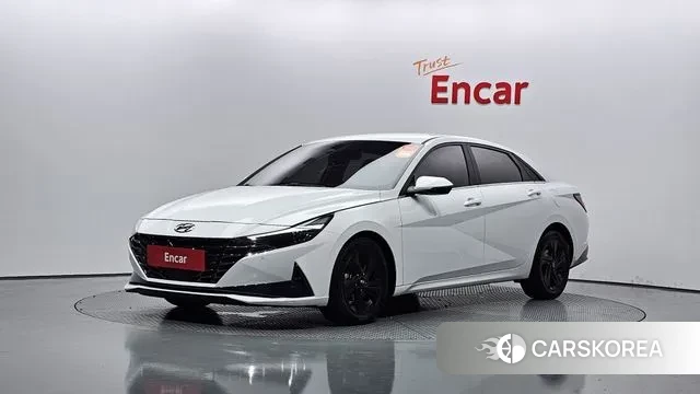 Hyundai Avante (CN7) 2020 Белый из Кореи