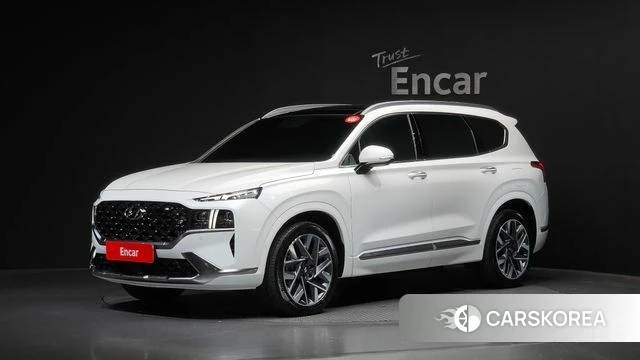 Hyundai The New Santa Fe 2023 Белый из Кореи