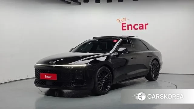 Hyundai Grandeur Hybrid (GN7) 2023 Черный из Кореи