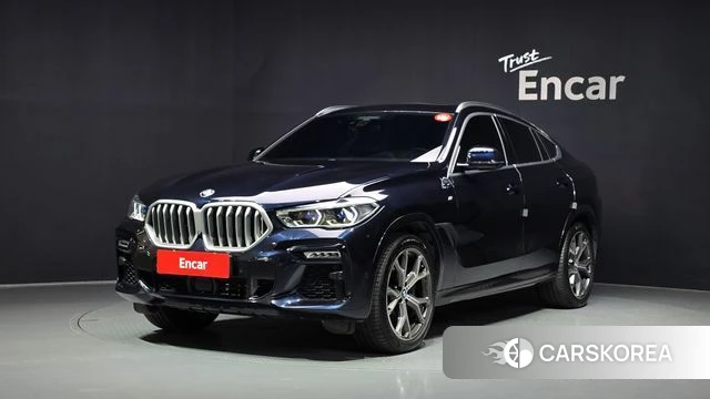BMW X6 (G06) 2021 Черный из Кореи