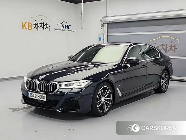 BMW 5 Series (G30) 2021 Черный из Кореи