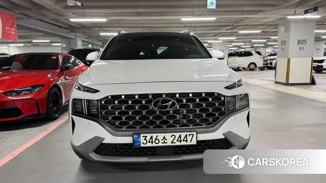 Hyundai The New Santa Fe 2022 Белый из Кореи