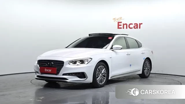 Hyundai Grandeur IG Hybrid 2018 Белый из Кореи
