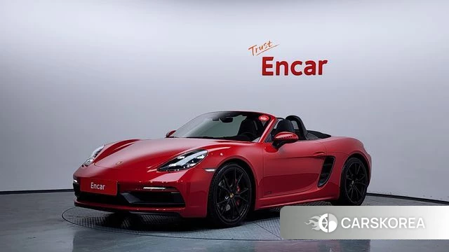 Porsche 718 Boxster 2018 Красный из Кореи