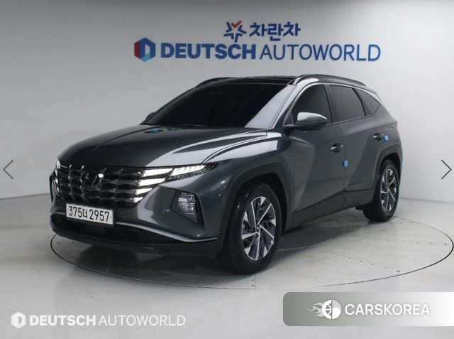 Hyundai Tucson Hybrid (NX4) 2022 Серебристо-серый из Кореи