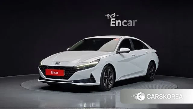 Hyundai Avante (CN7) 2020 Белый из Кореи