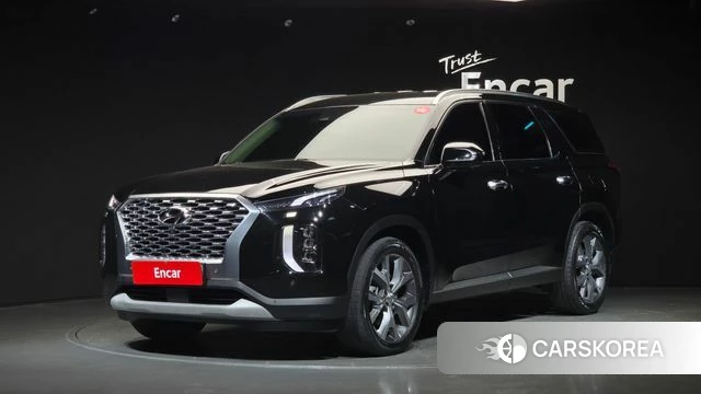 Hyundai Palisade 2021 Черный из Кореи