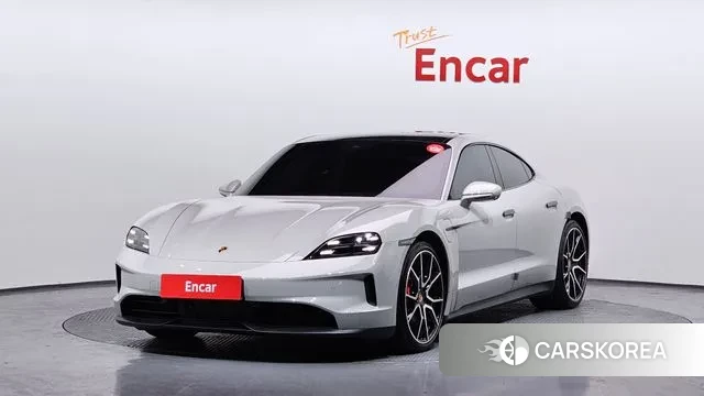 Porsche Taycan 2025 Серебристо-серый из Кореи
