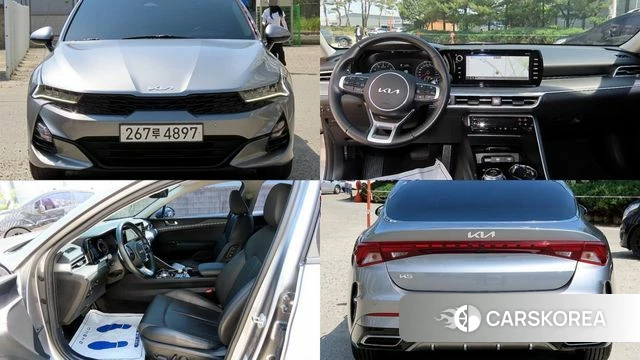 Kia K5 3rd generation 2023 Серебристо-серый из Кореи
