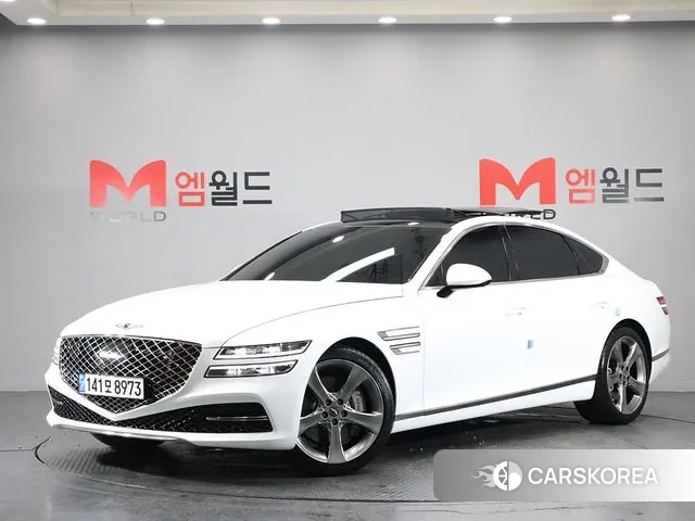 Genesis G80 (RG3) 2023 Жемчужный цвет из Кореи