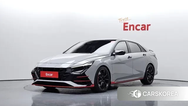 Hyundai Avante (CN7) 2022 Серебристо-серый из Кореи
