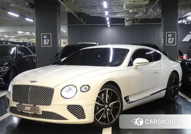 Bentley Continental GT 3rd Generation 2020 Белый из Кореи