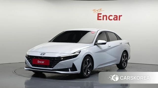 Hyundai Avante (CN7) 2020 Белый из Кореи