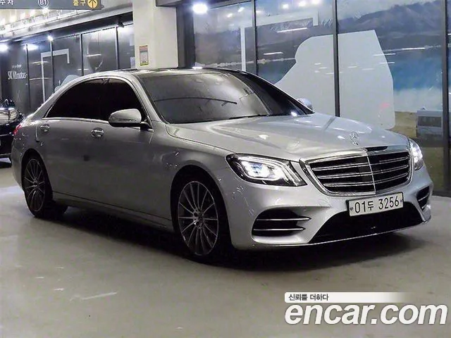 Mercedes-Benz S-Class W222 2018 Серебряный из Кореи
