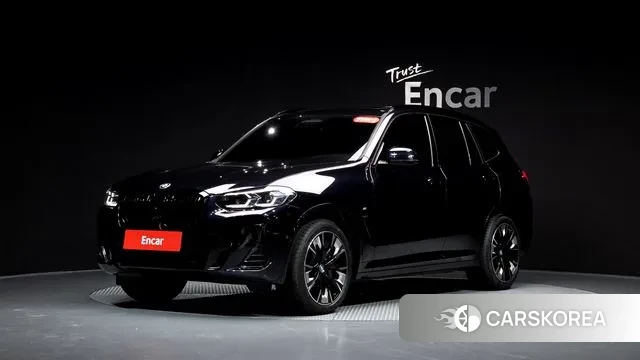 BMW iX3 2023 Черный из Кореи