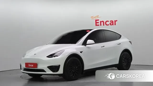 Tesla Model Y 2022 Белый из Кореи