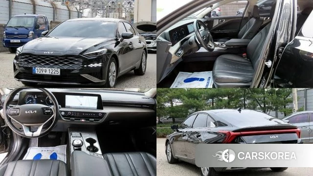 Kia K8 2021 Черный из Кореи