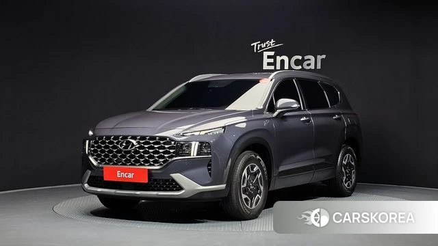Hyundai The New Santa Fe 2022 Серый из Кореи