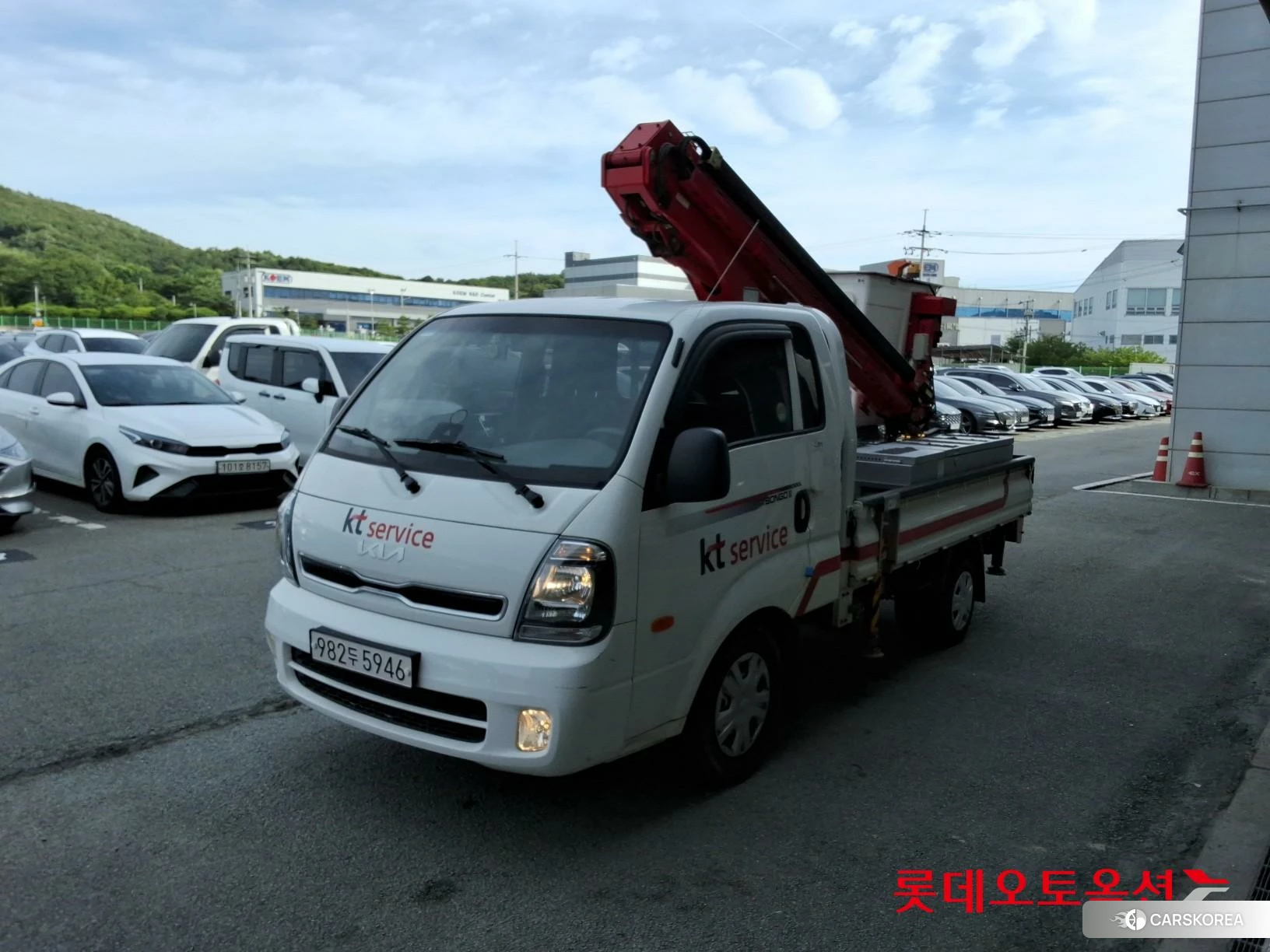 Kia Donghae Goso Work Car 2022 Белый из Кореи
