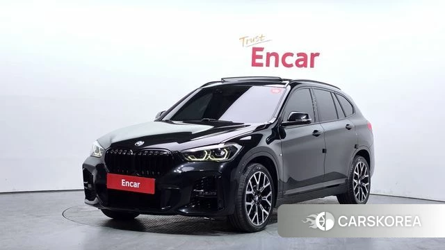 BMW X1 (F48) 2021 Черный из Кореи