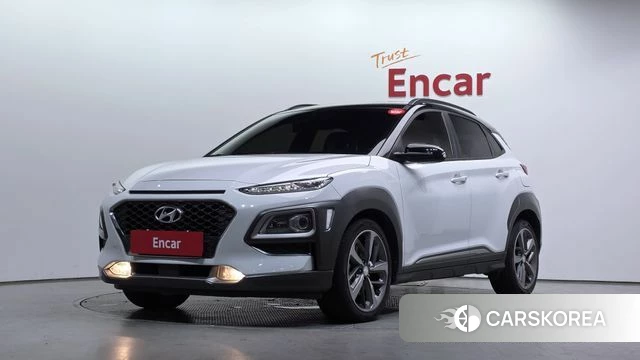Hyundai Kona 2018 Белый из Кореи